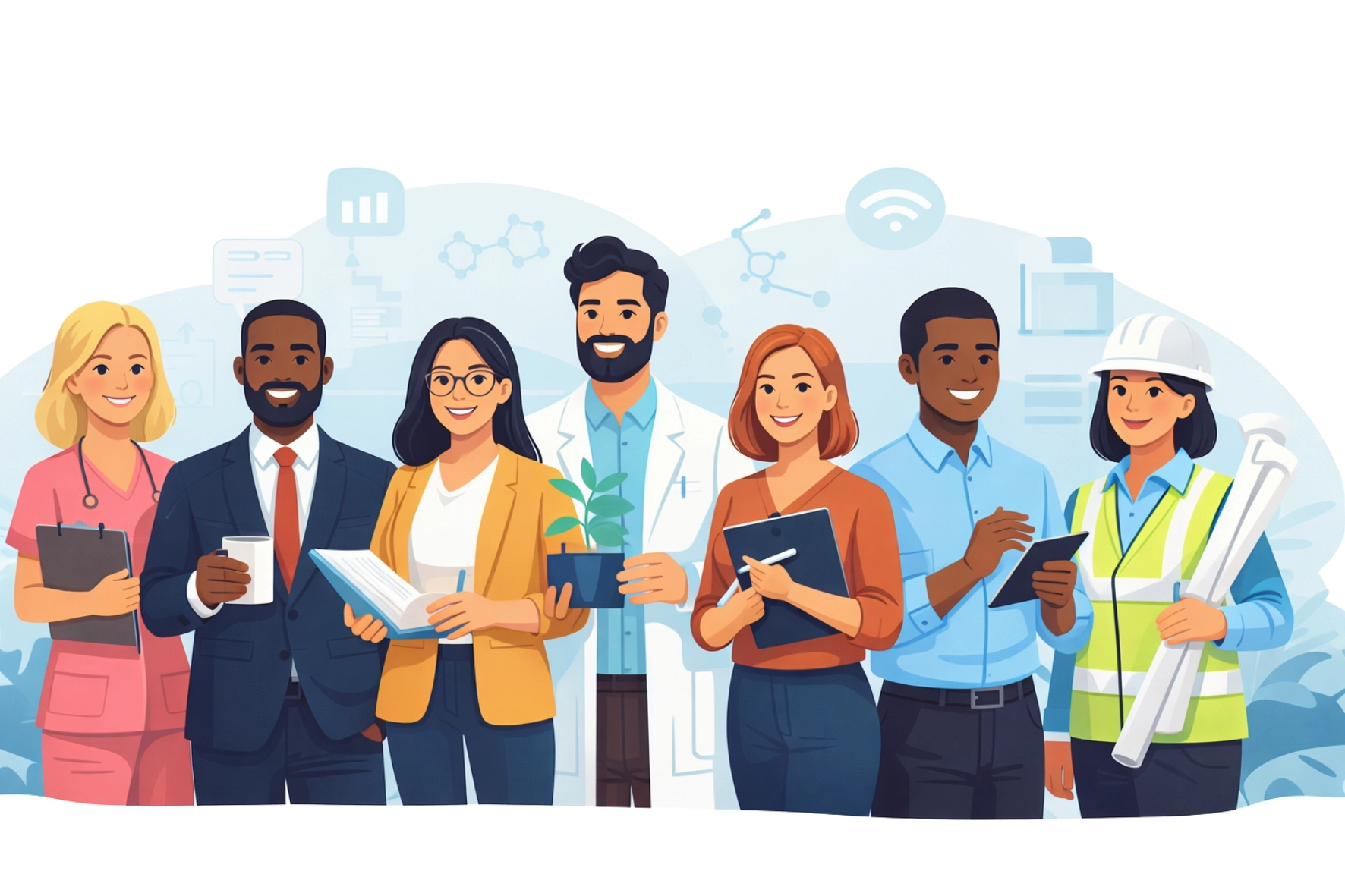 Profesionales de distintas áreas colaborando en CooBook